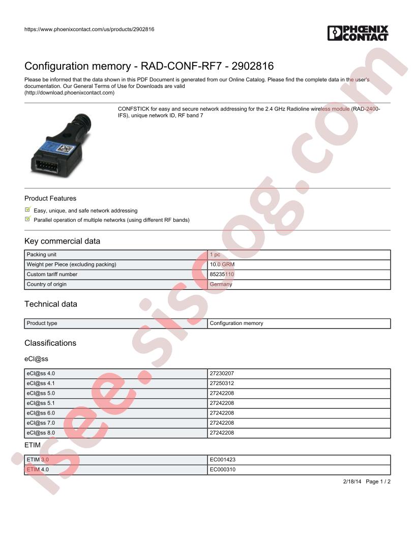 RAD-CONF-RF7