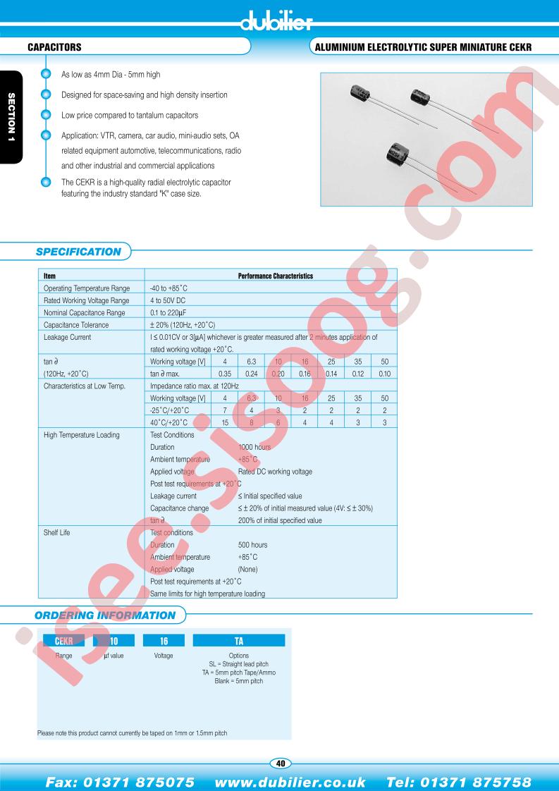 CEKR1016TA