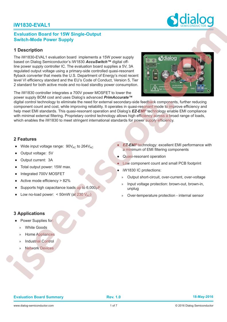 IW1830-EVAL1