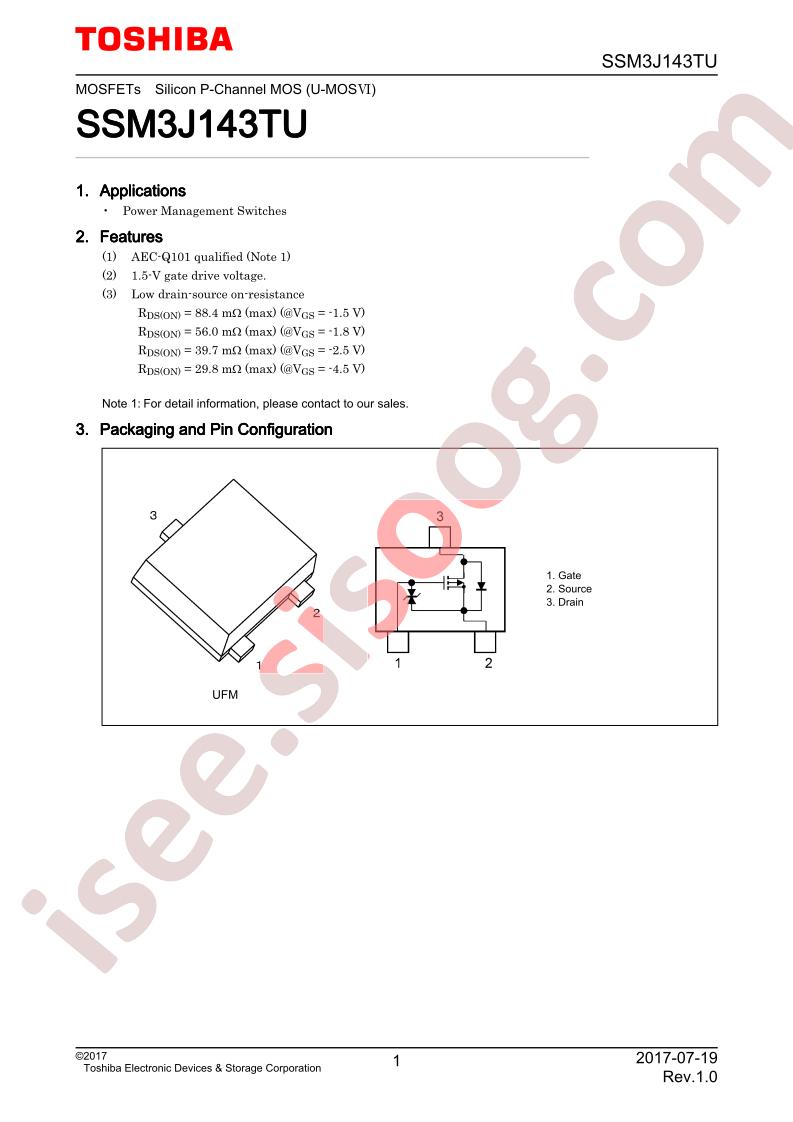 SSM3J143TU