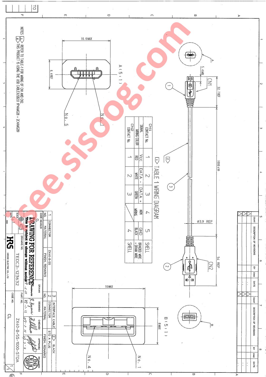 ZX40-B-5S-1000-STDA