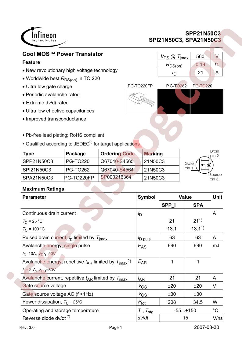 SPP21N50C3_07