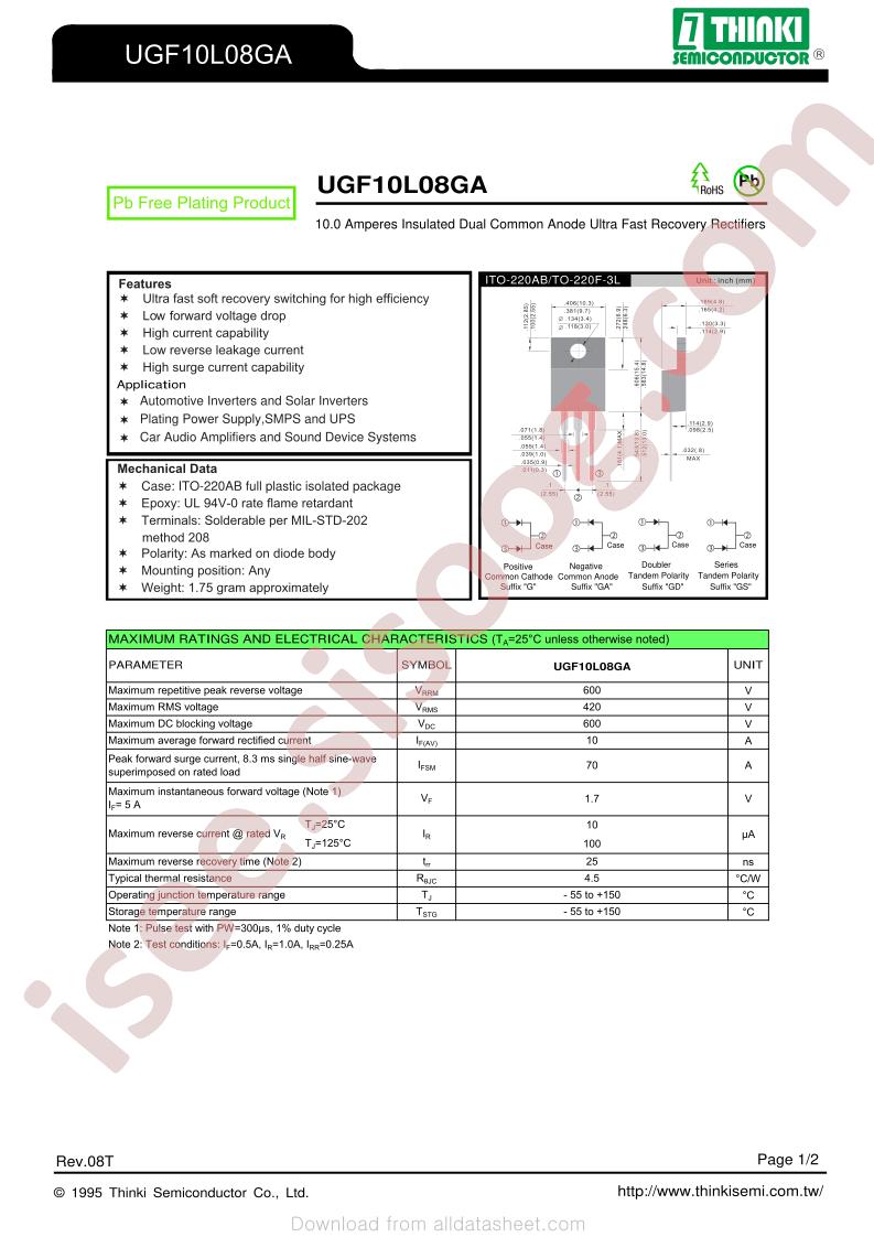 UGF10L08GA