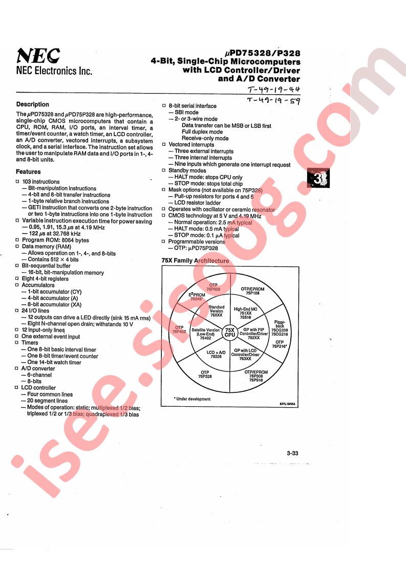 UPD75P328GC