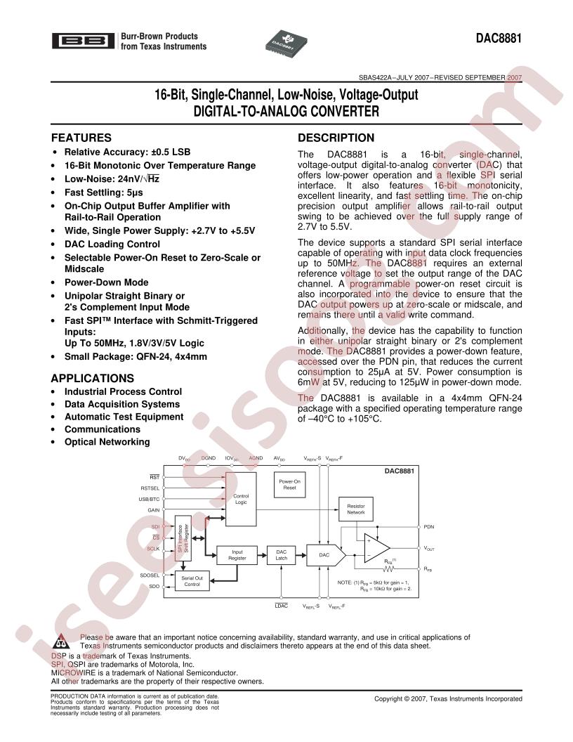 DAC8881SRGER