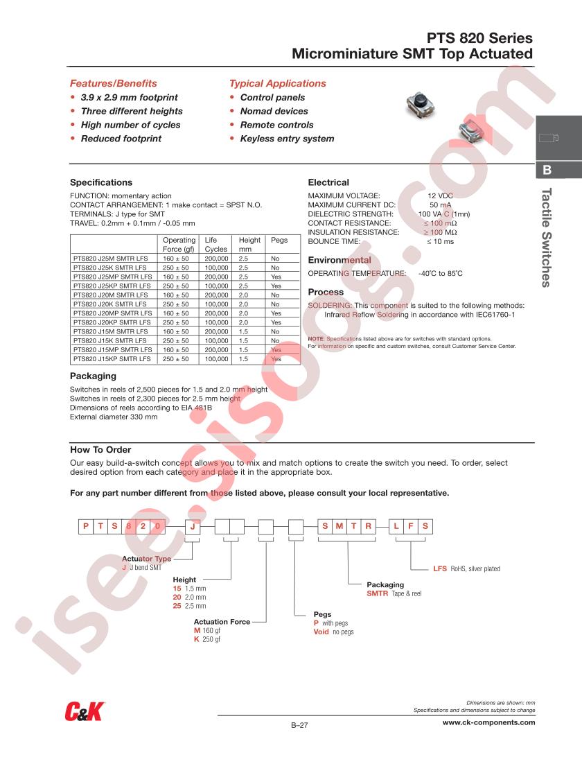 PTS820J15KPSMTRLFS