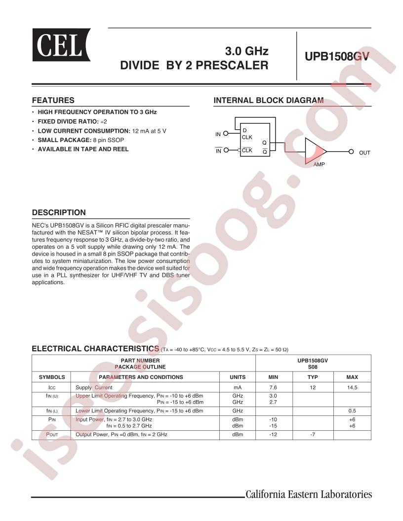 UPB1508GV-E1-A