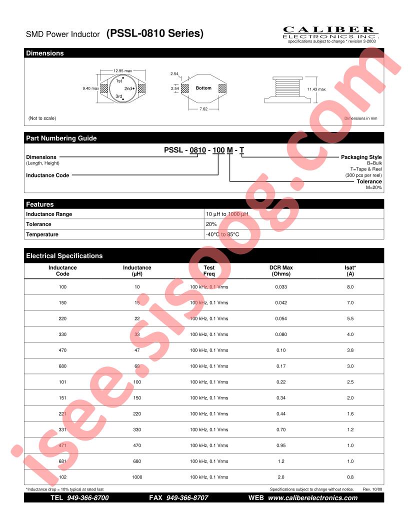 PSSL-0810-100M-B