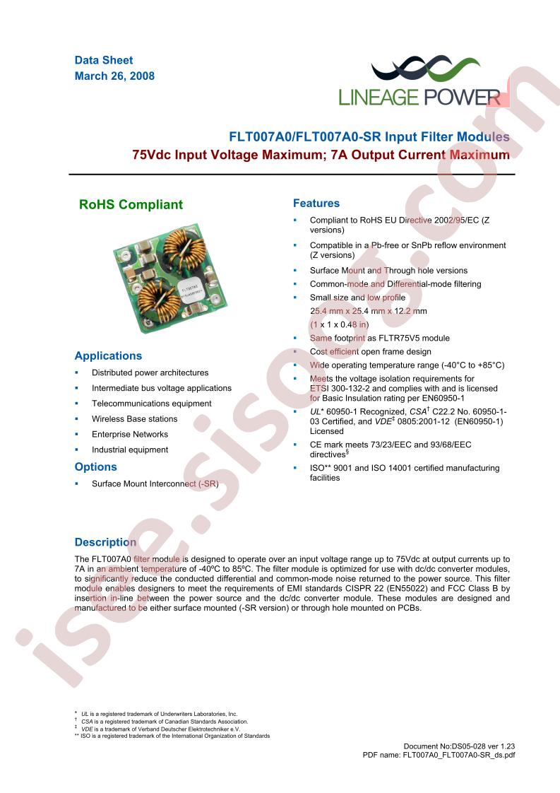 FLT007A0