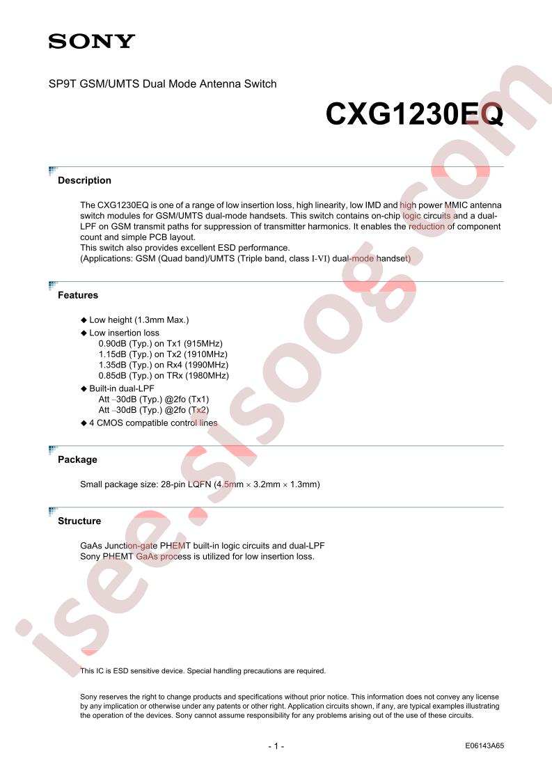 CXG1230EQ