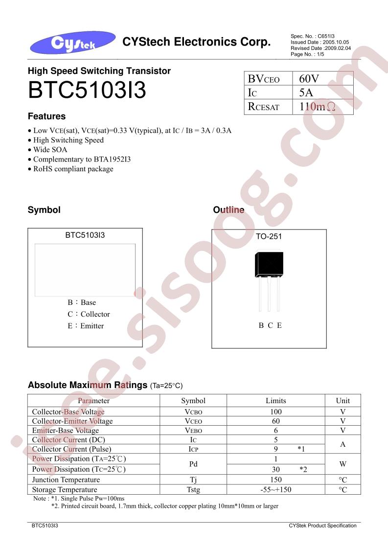 BTC5103I3