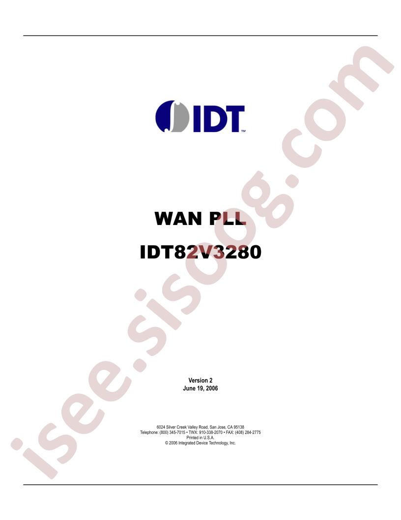 IDT82V3280