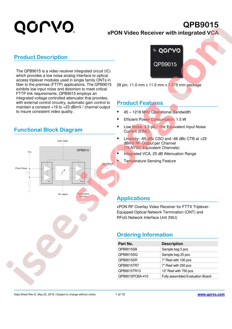QPB9015SR