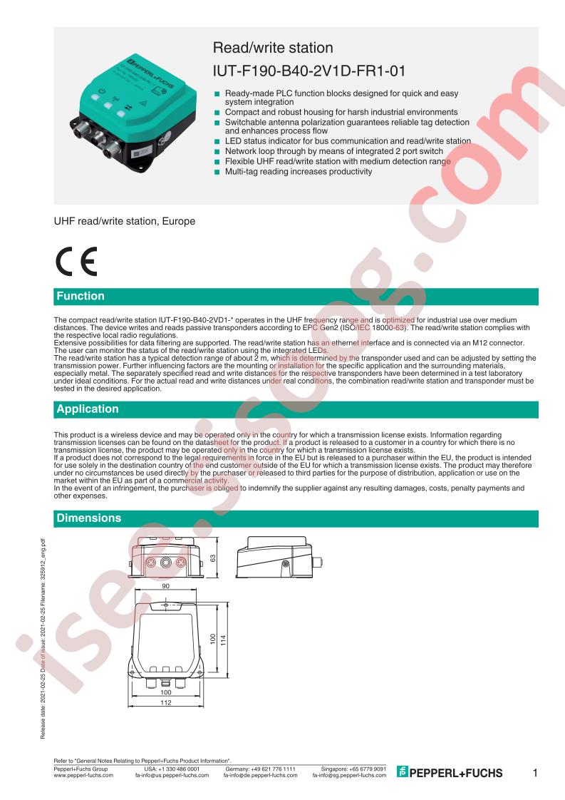 IUT-F190-B40-2V1D-FR1-01