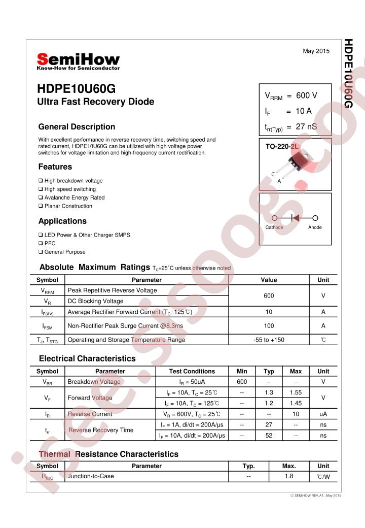 HDPE10U60G