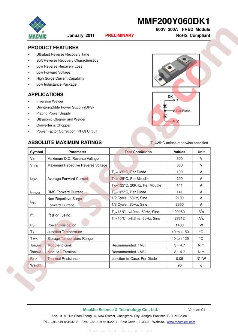 MMF200Y060DK1