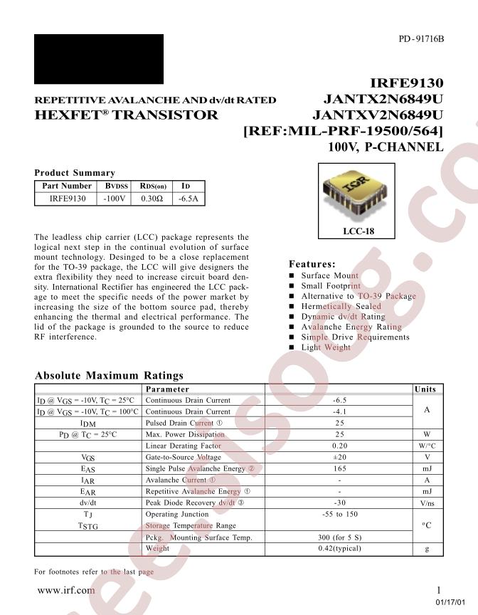 IRFE9130
