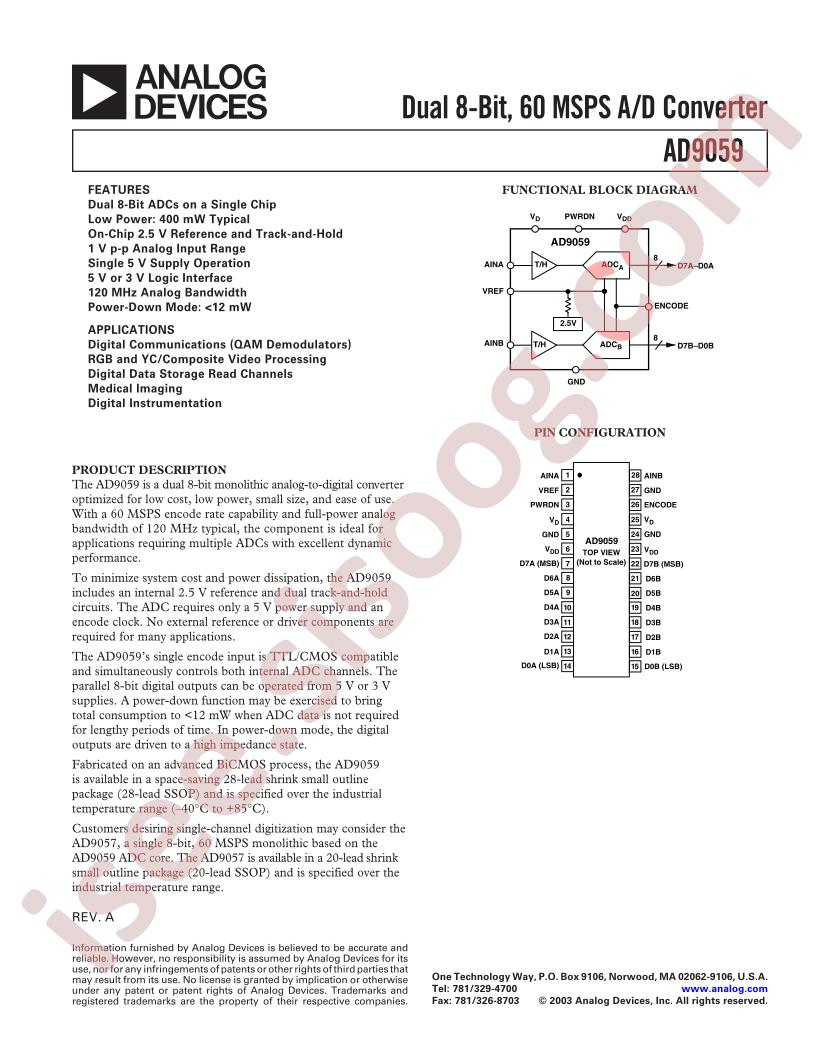 AD9059BRS