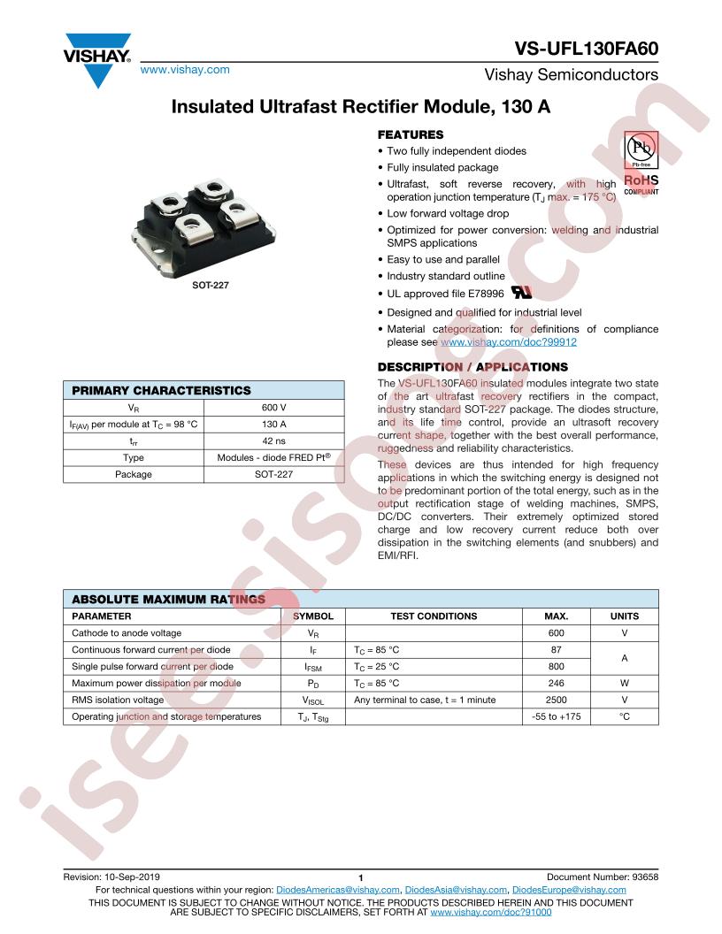 VS-UFL130FA60
