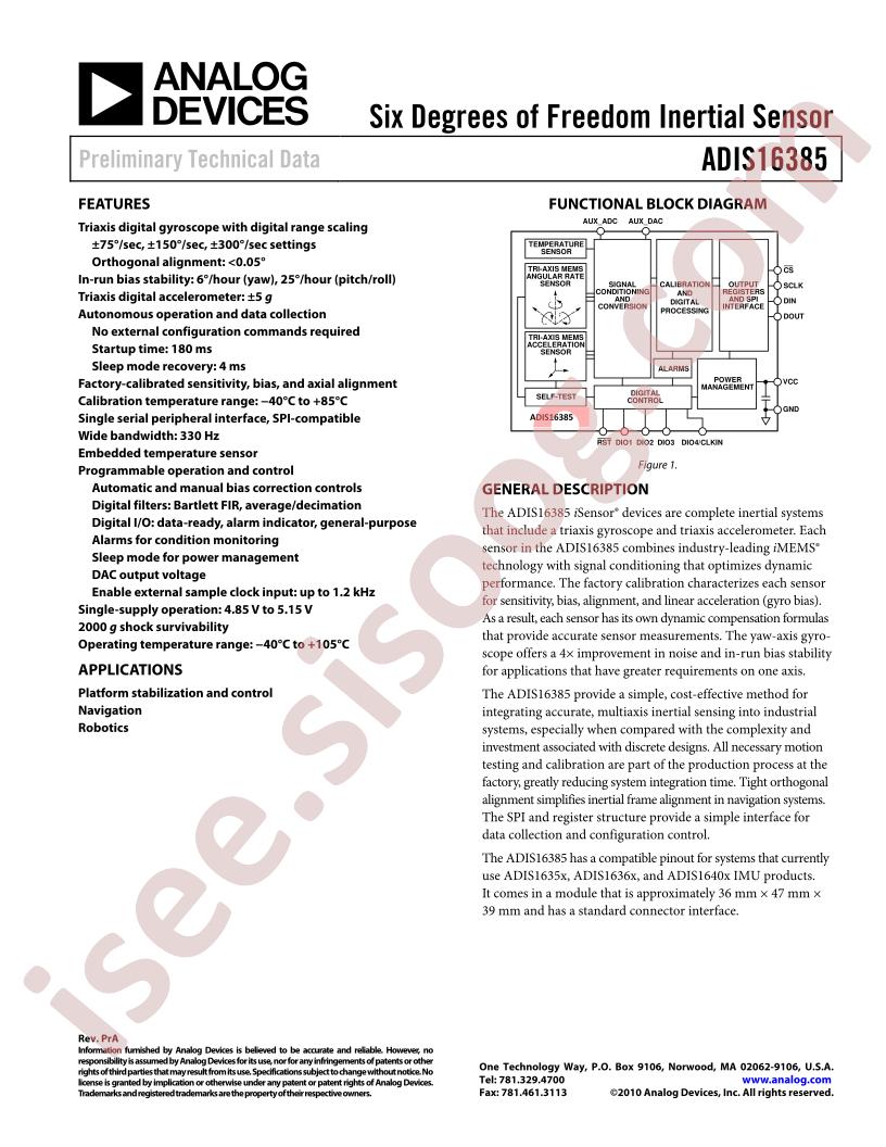 ADIS16385