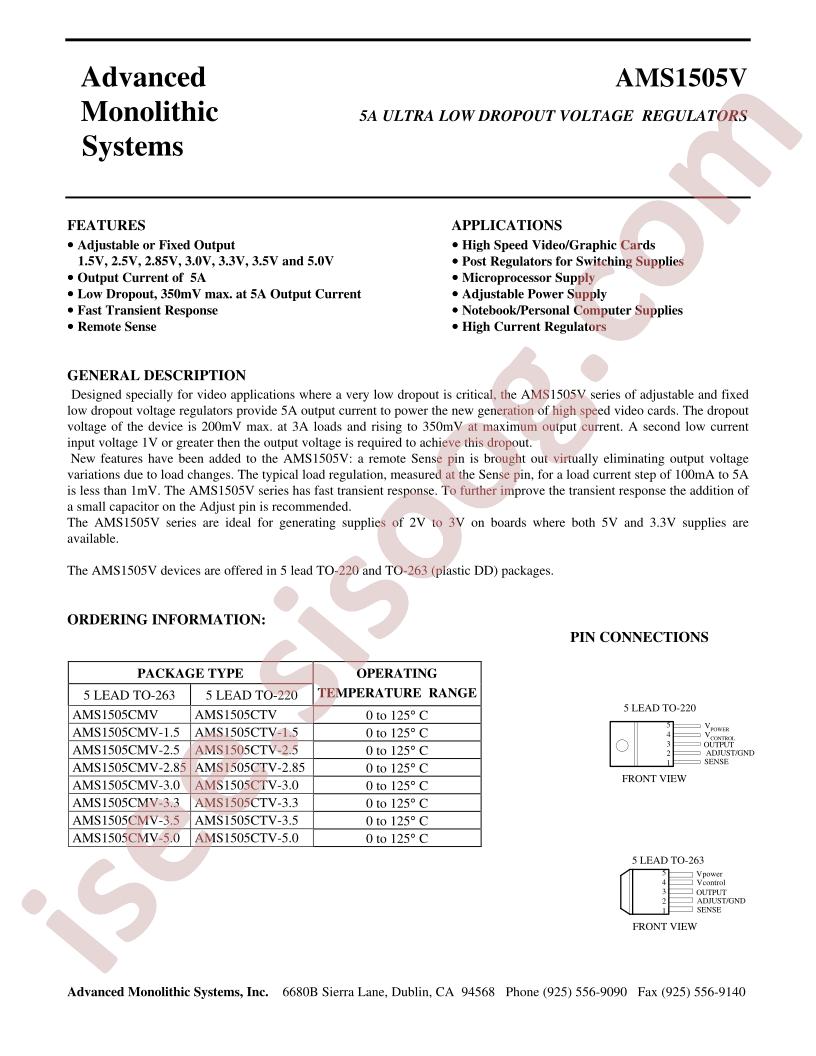 AMS1505CTV-50