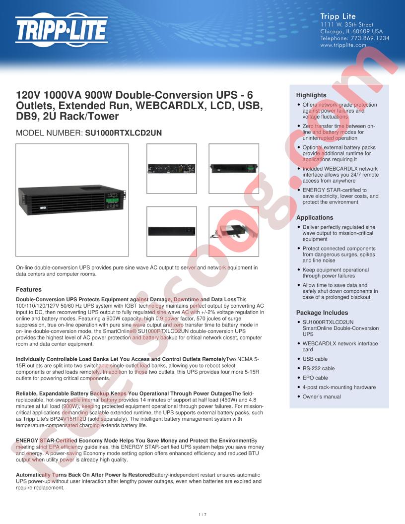 SU1000RTXLCD2UN