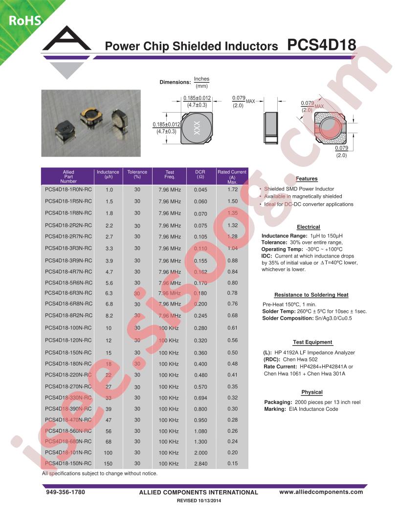 PCS4D18-120N-RC