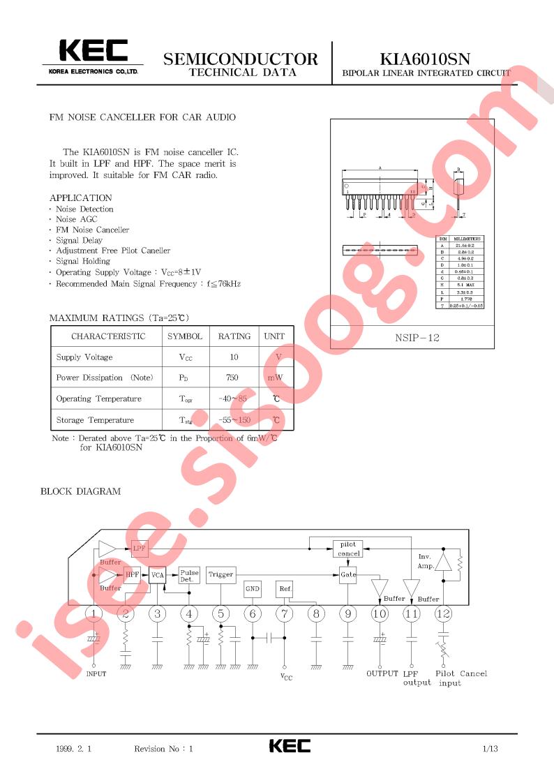 KIA6010SN