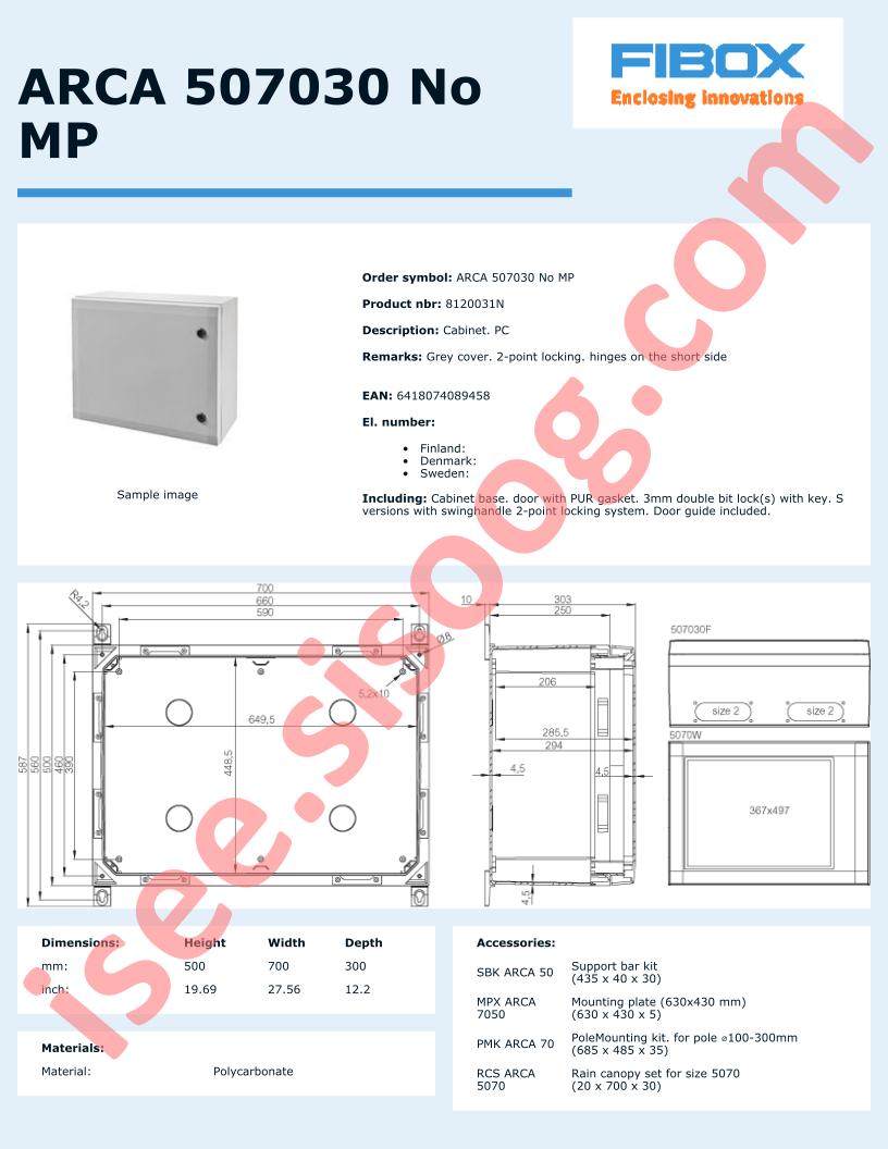 ARCA507030NO-MP