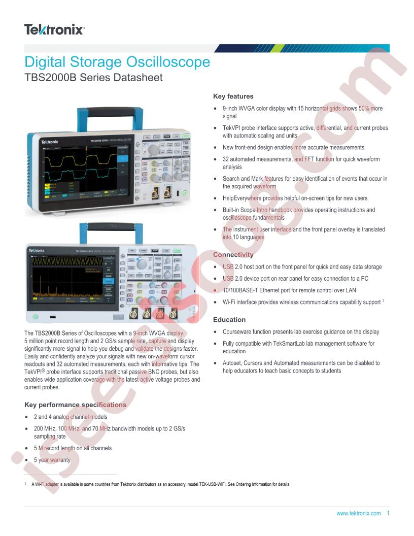 TBS2000B