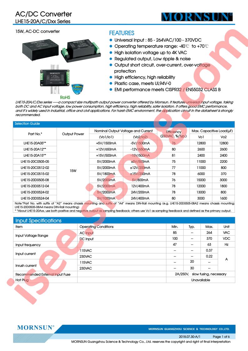 LHE15-20D0505-08