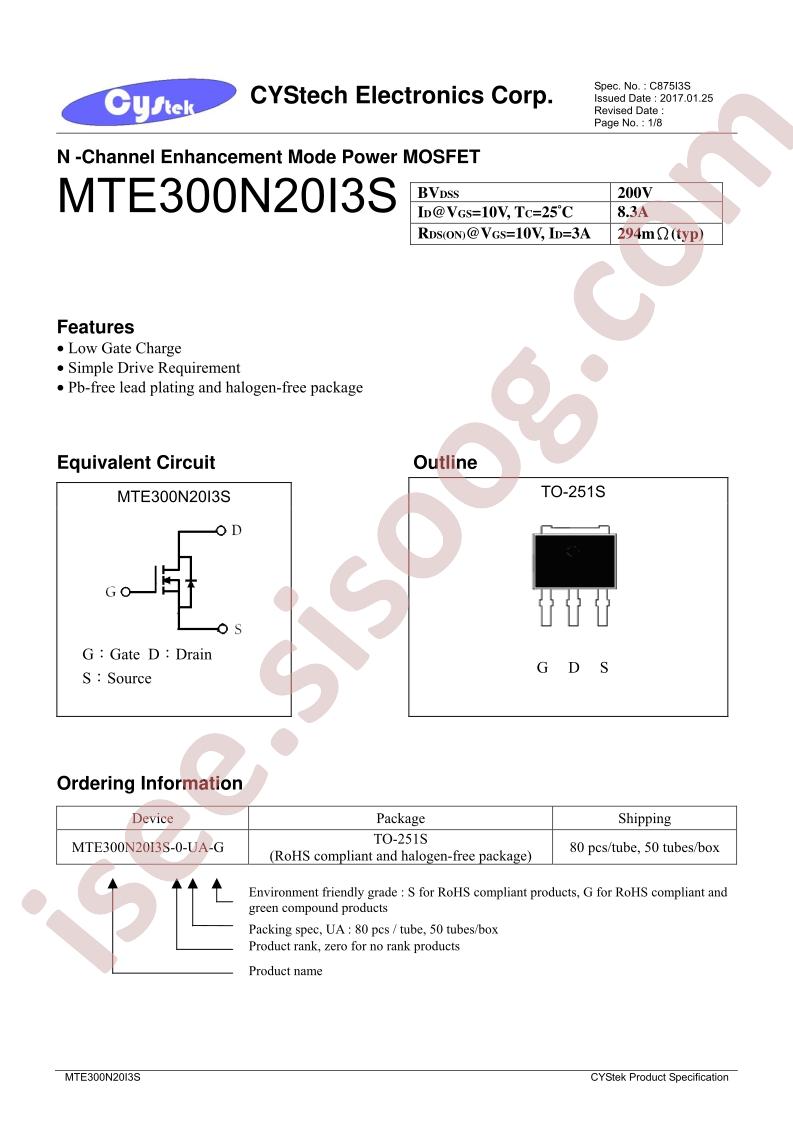 MTE300N20I3S-0-UA-G