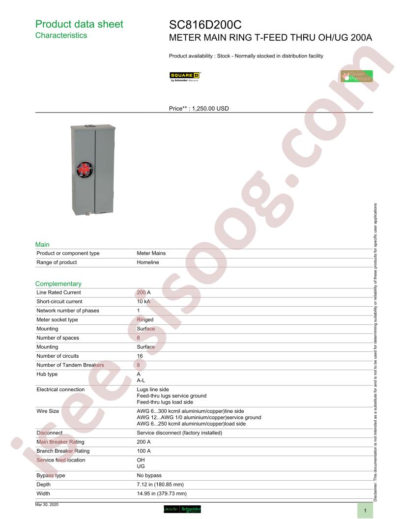 SC816D200C