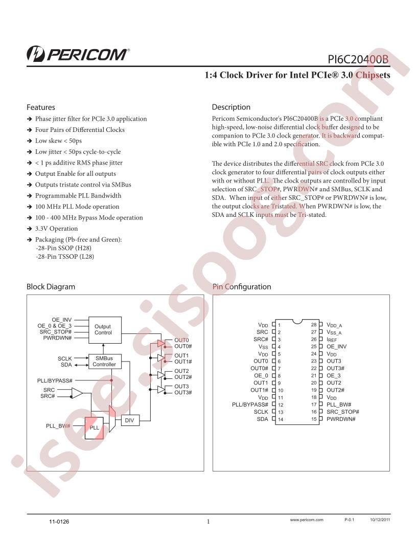 PI6C20400BHE