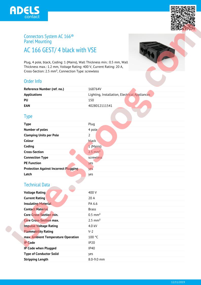 168764V