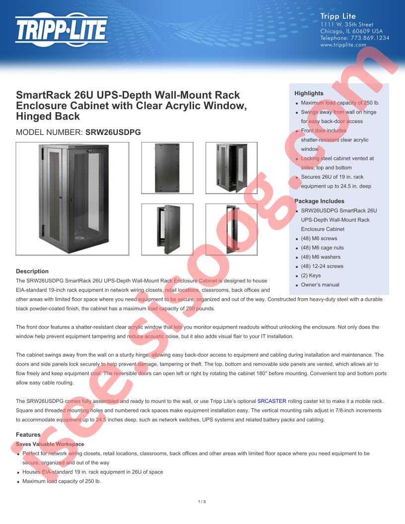 SRW26USDPG