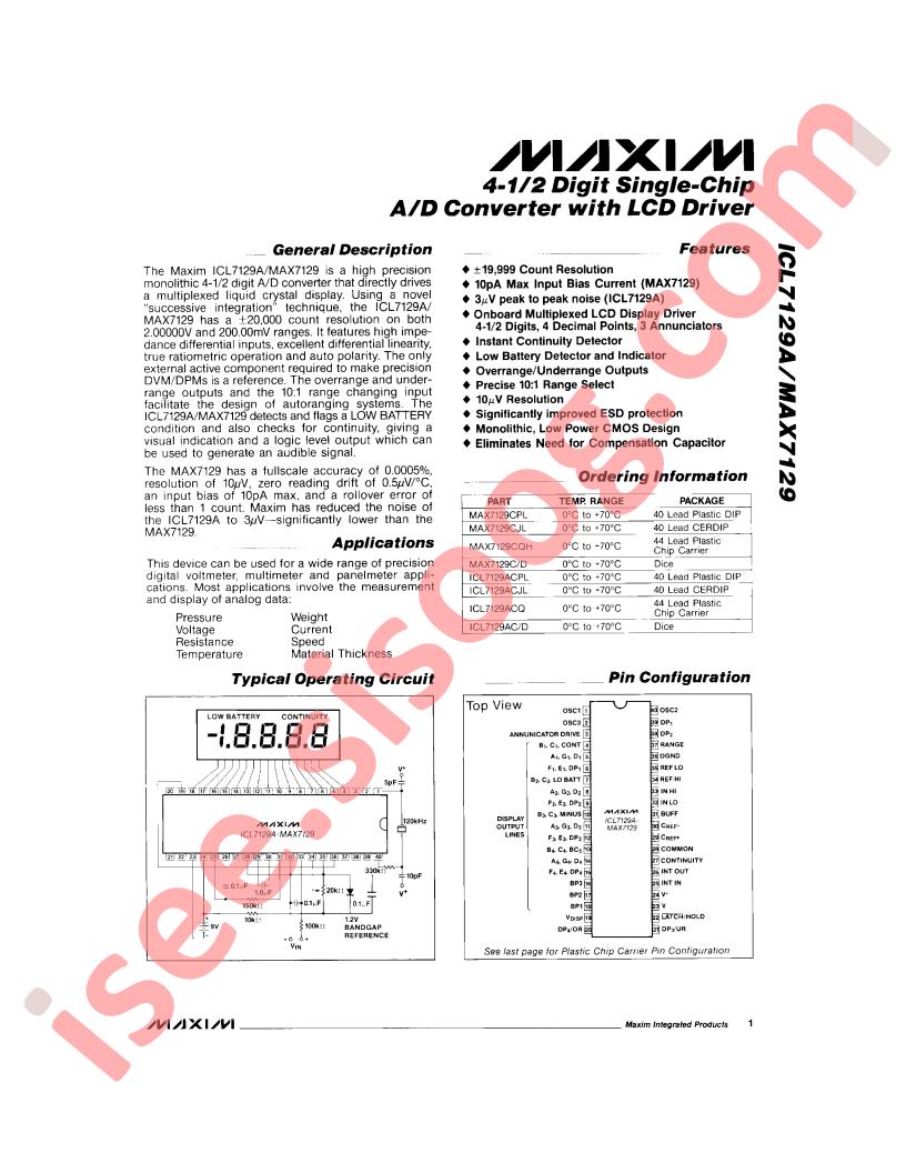MAX7129