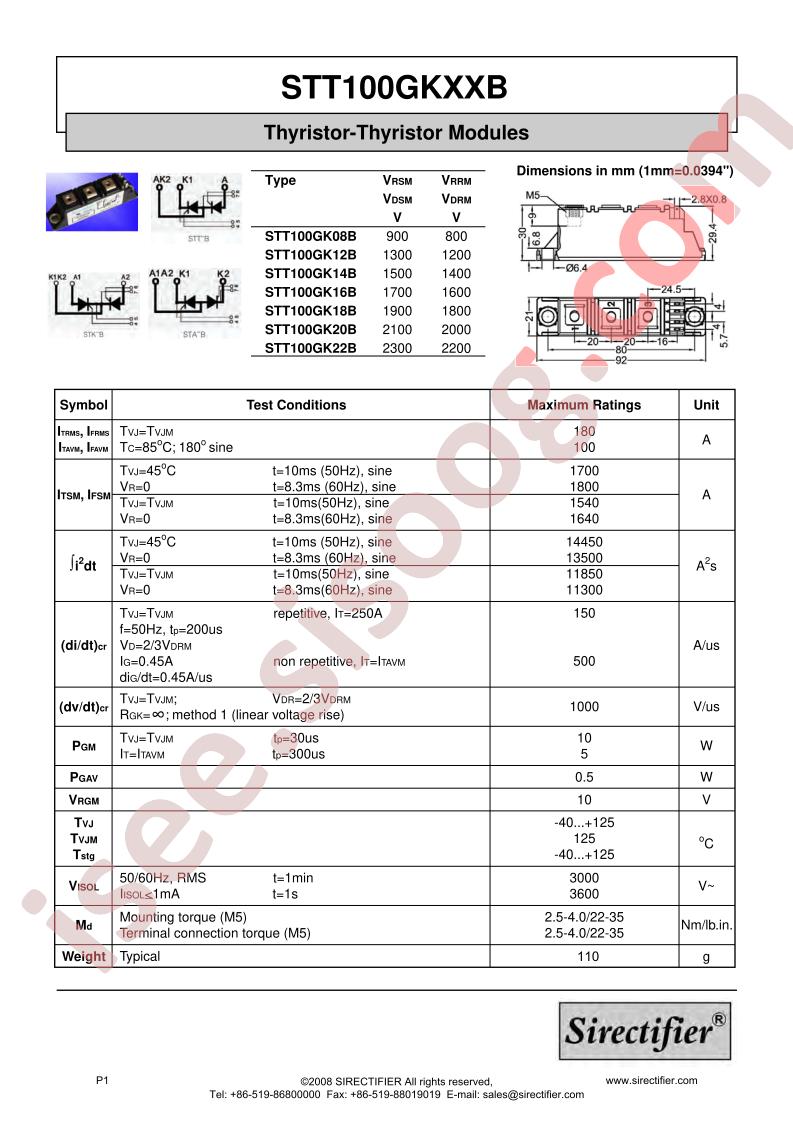 STT100GK12B