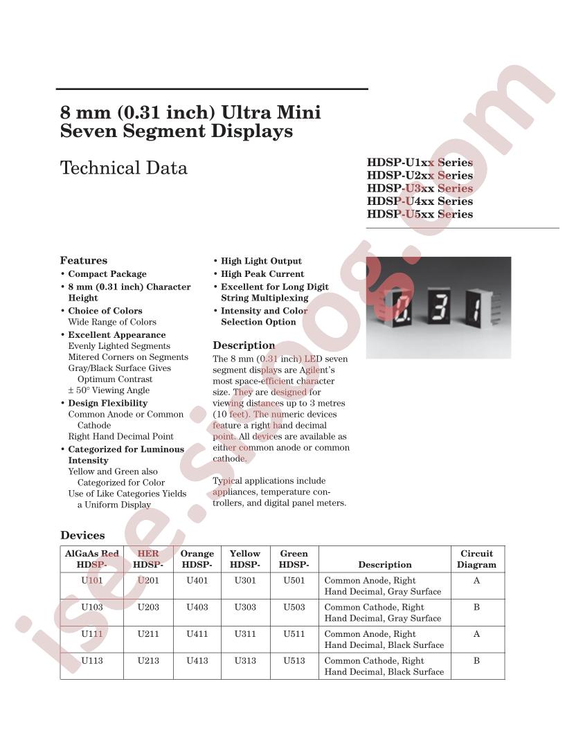 HDSP-U401-00036