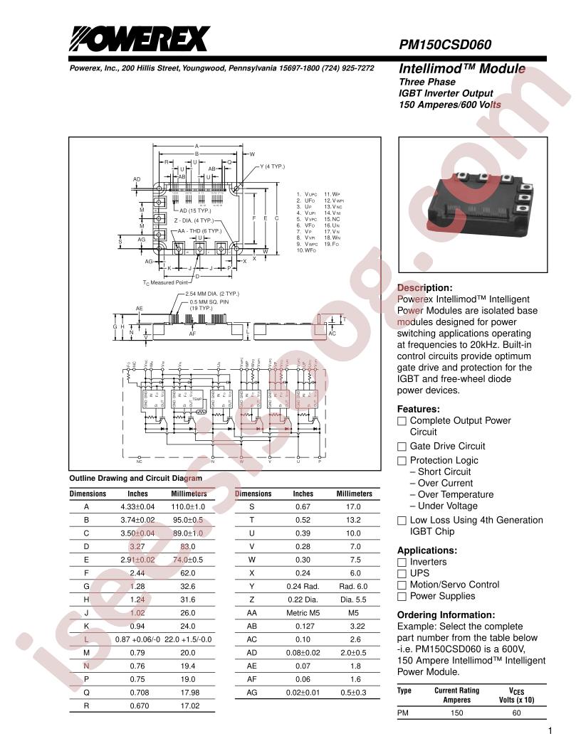 PM150CSD060