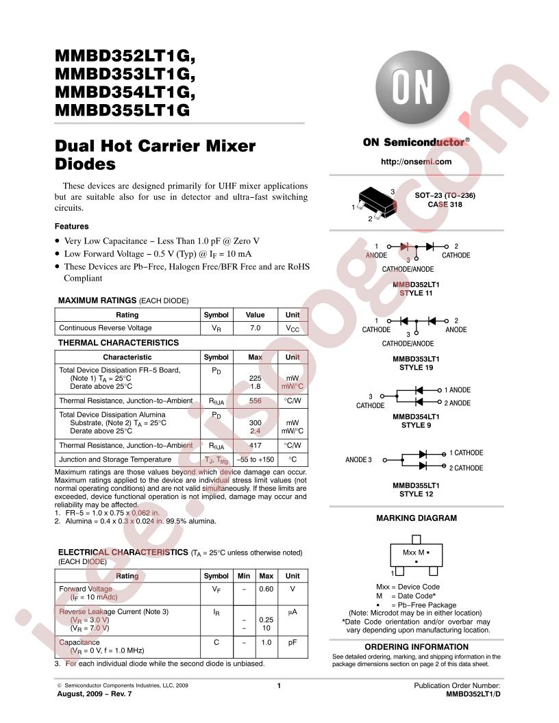 MMBD352LT1G