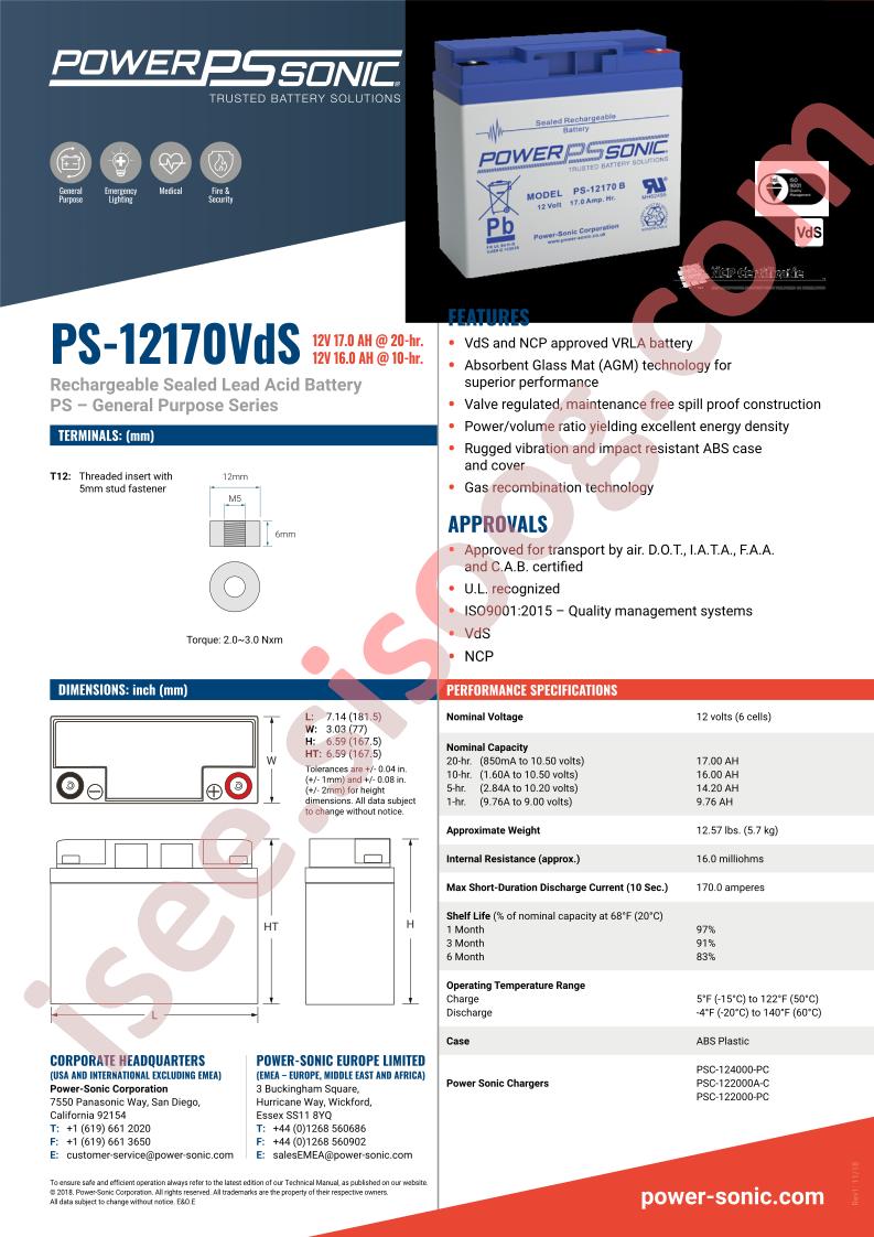 PS-12170VDS