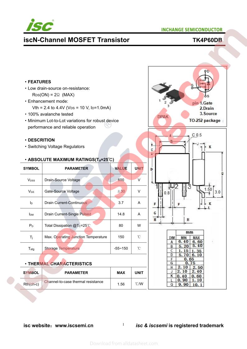 TK4P60DB