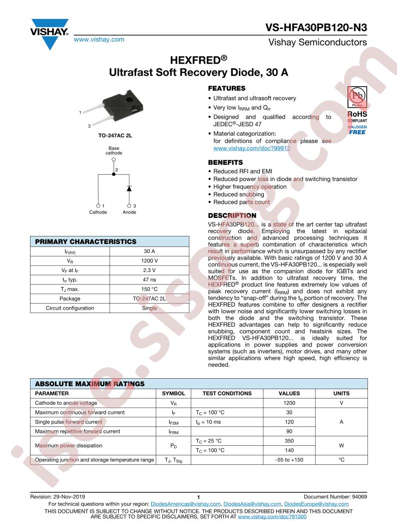 VS-HFA30PB1-N3