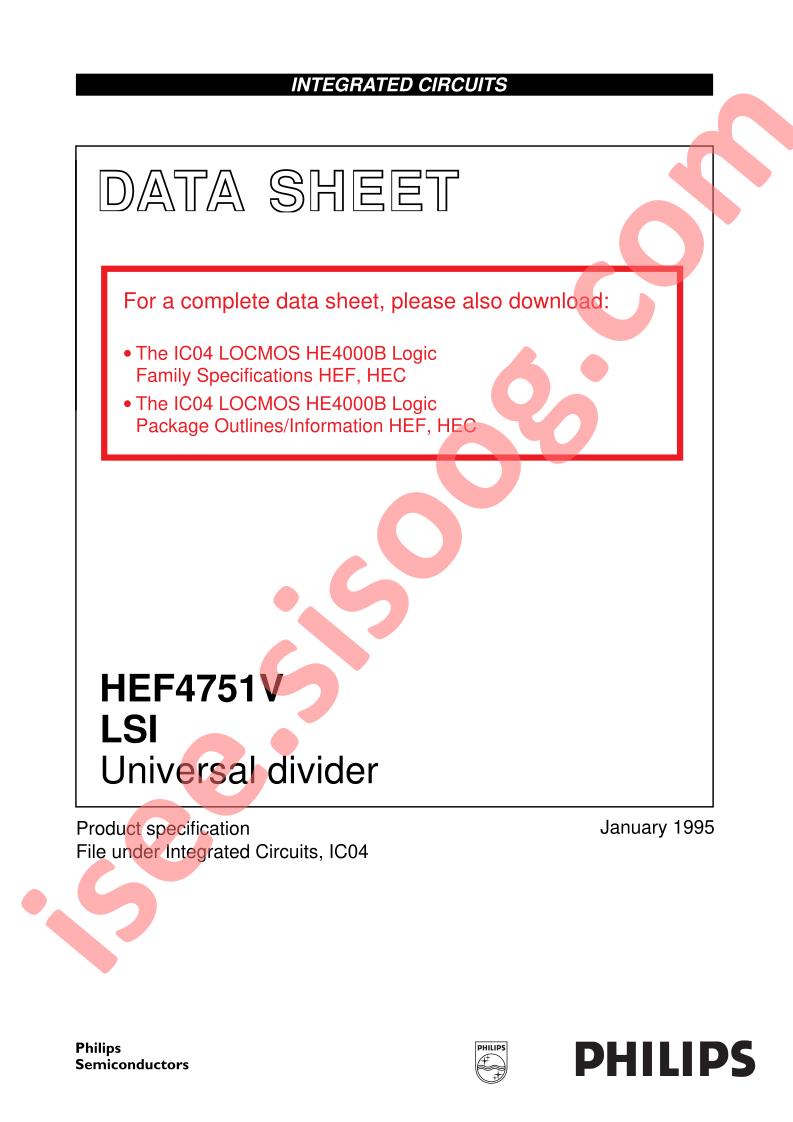 HEF4751V