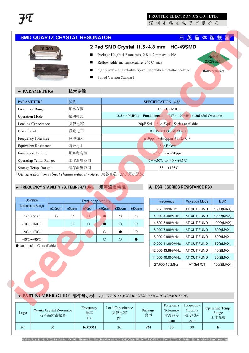 HC-49SMD