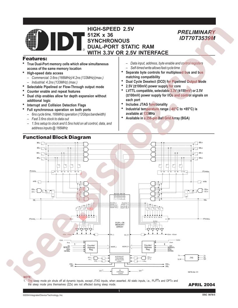 IDT70T3539M