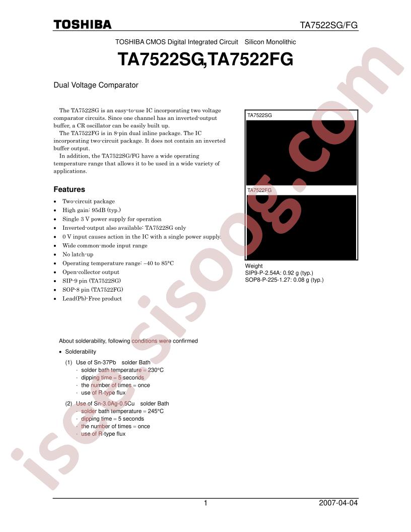 TA7522SG
