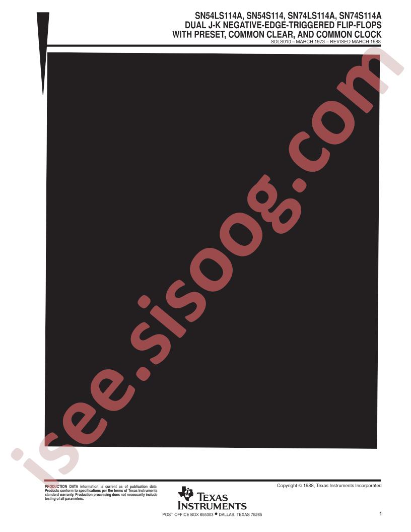 SN54LS114