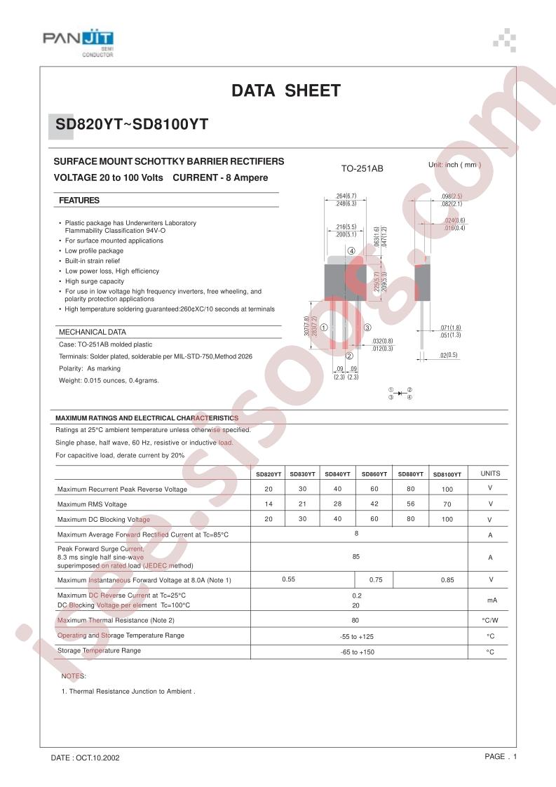 SD820YT